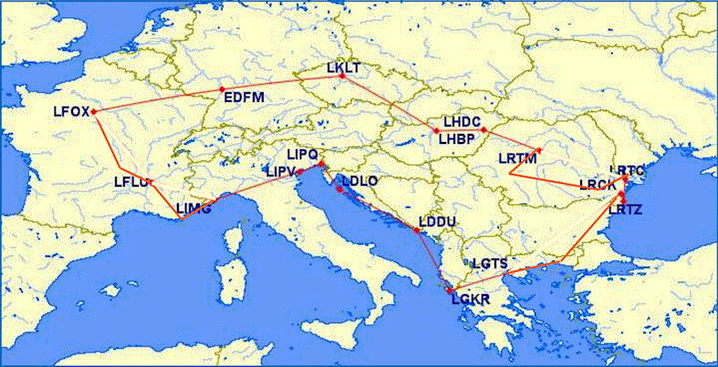 Parcours du Raid 2010